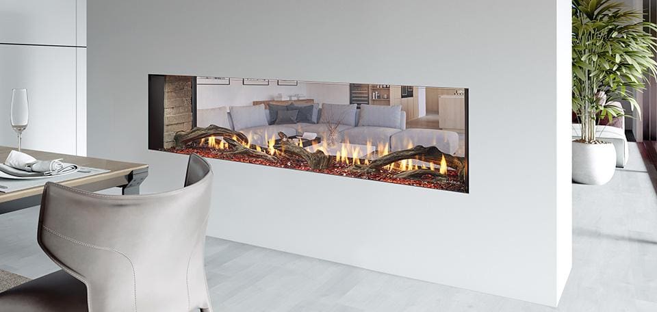 Heat & Glo Primo II See-Through Series Gas Fireplace