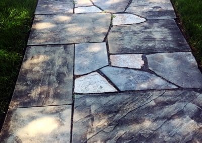 Custom Outdoor Stonework Walkway