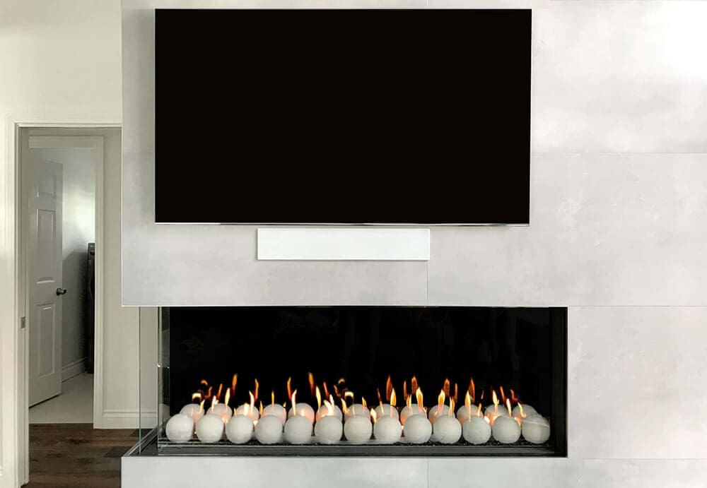 Flare - Left Corner *Premium gas fireplace $$$