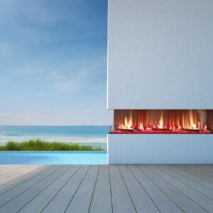Flare - Outdoor Left Corner *Premium gas fireplace $$$