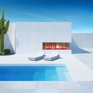 Flare - Outdoor Right Corner *Premium gas fireplace $$$