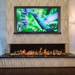 Flare - Modern Double Corner Fireplace *Premium gas fireplace $$$